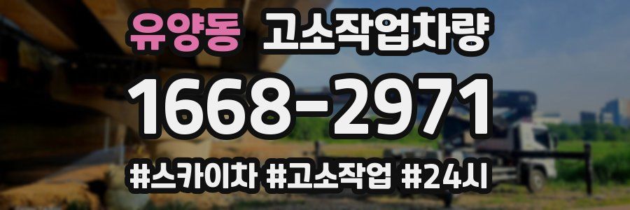 유양동 고소작업차량