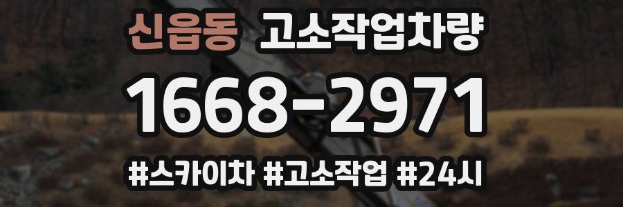 신읍동 고소작업차량
