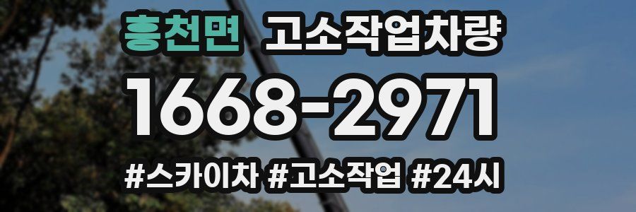 흥천면 고소작업차량