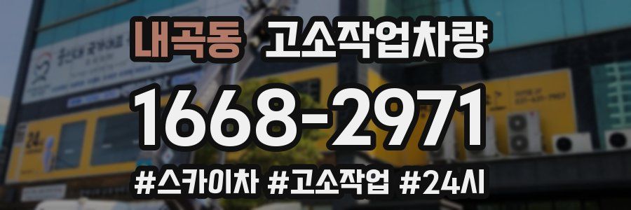 내곡동 고소작업차량