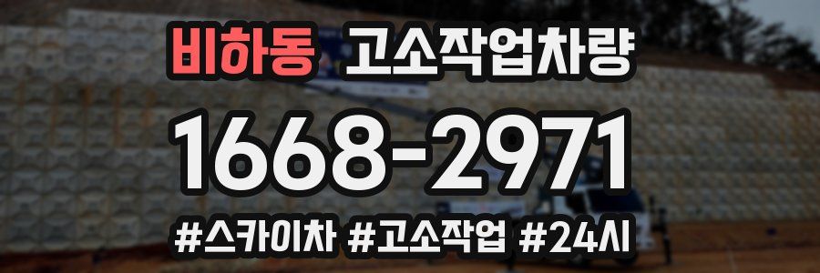 비하동 고소작업차량