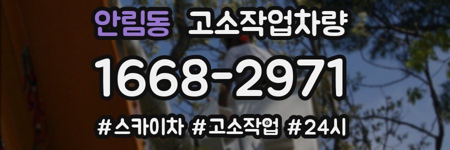 안림동 고소작업차량