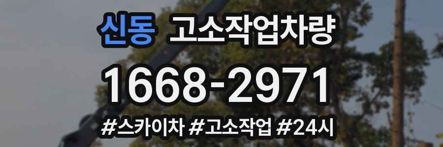 신동 고소작업차량