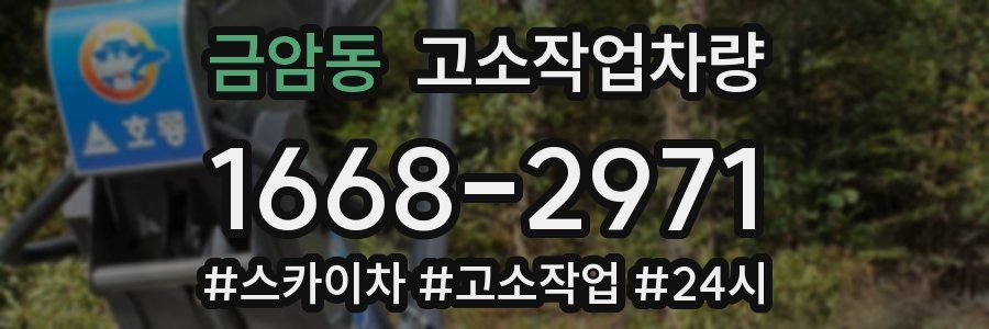 금암동 고소작업차량