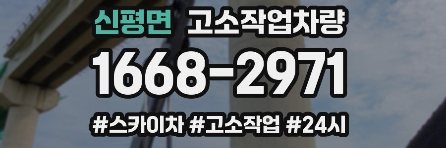 신평면 고소작업차량