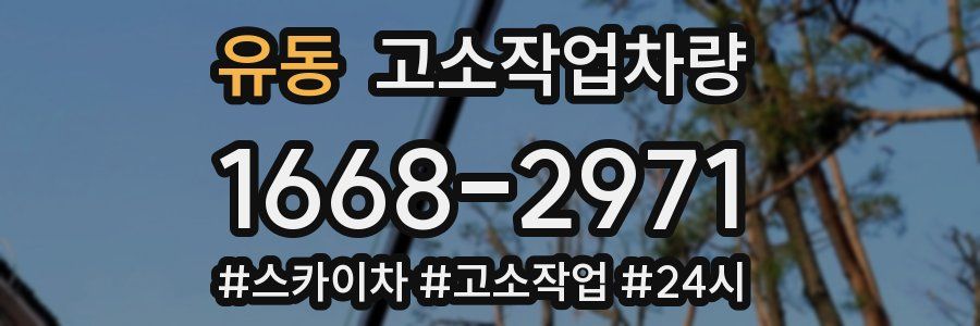 유동 고소작업차량