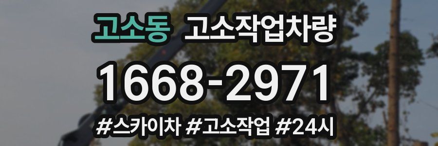 고소동 고소작업차량