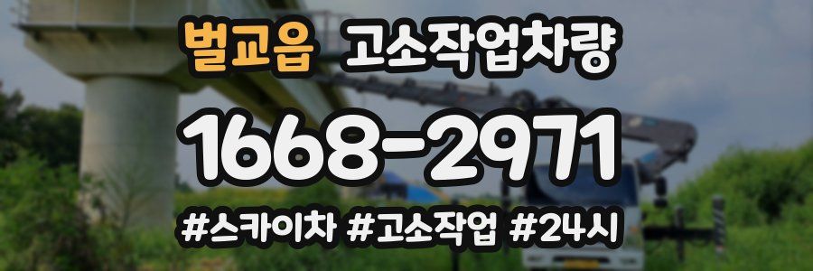 벌교읍 고소작업차량