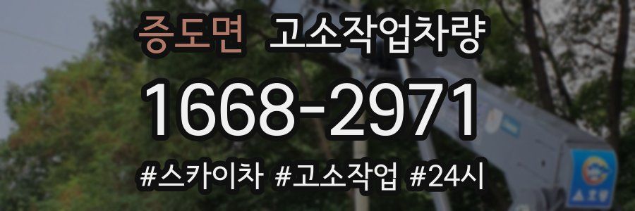 증도면 고소작업차량