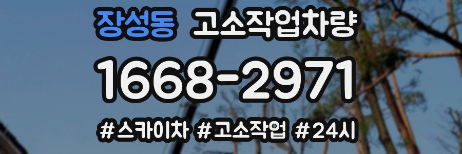 장성동 고소작업차량