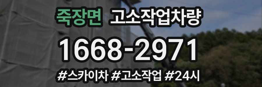 죽장면 고소작업차량