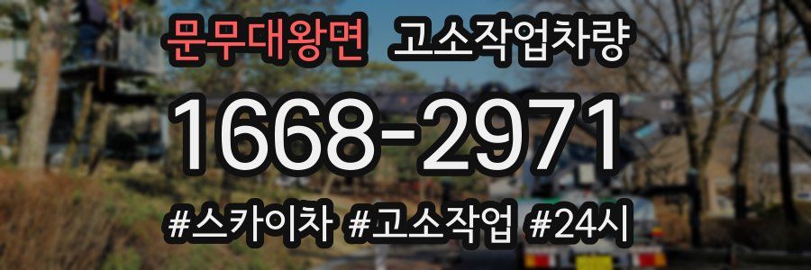 문무대왕면 고소작업차량