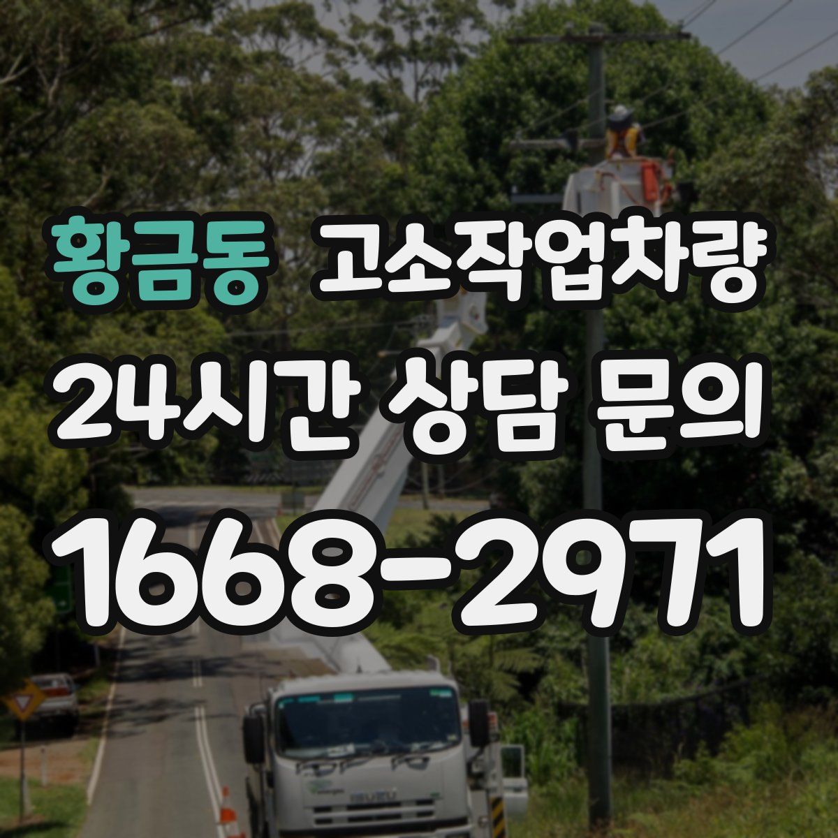 황금동 고소작업차량