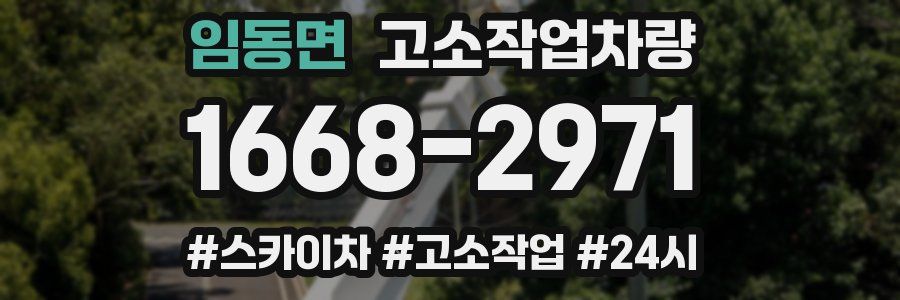 임동면 고소작업차량