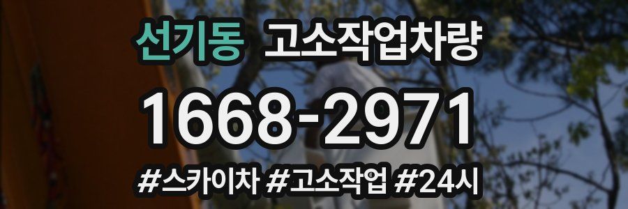 선기동 고소작업차량