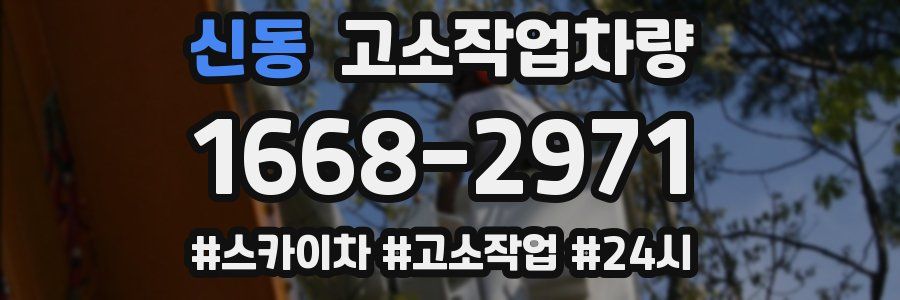 신동 고소작업차량