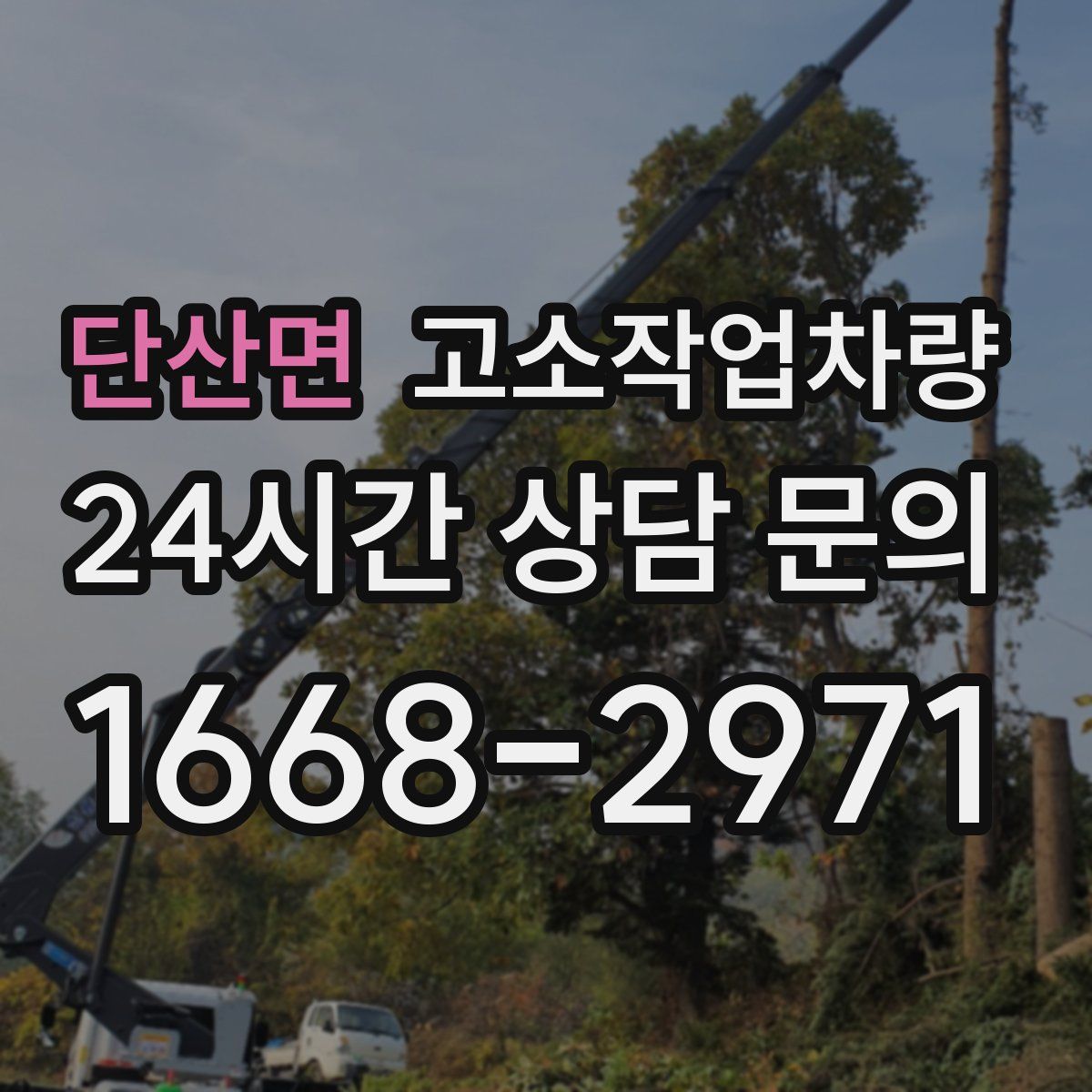 단산면 고소작업차량