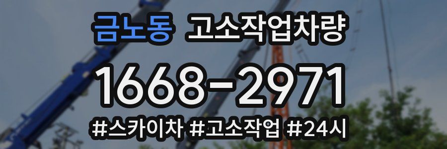 금노동 고소작업차량