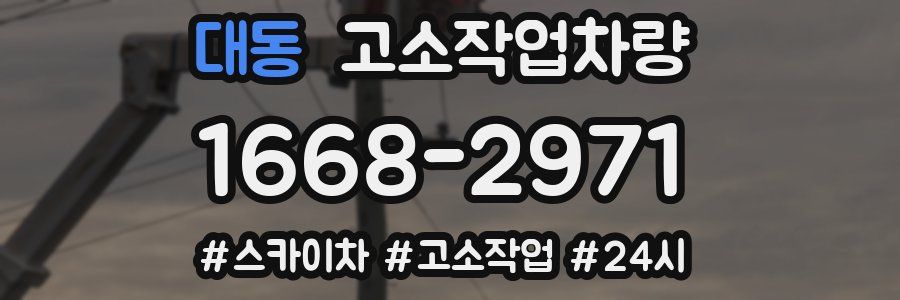 대동 고소작업차량