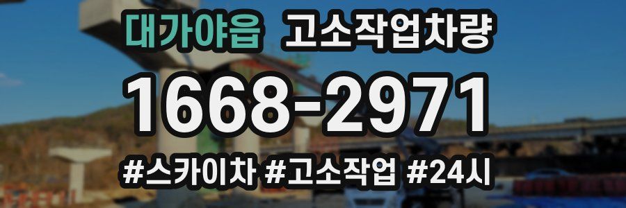 대가야읍 고소작업차량