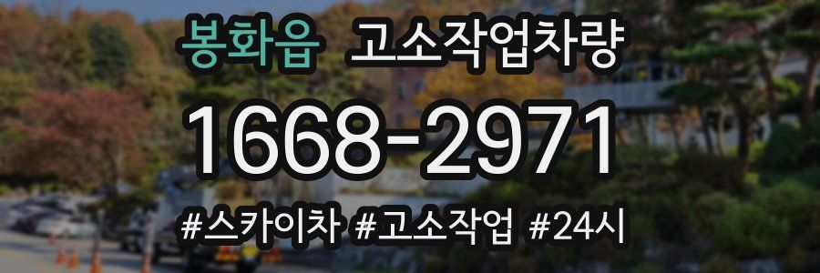 봉화읍 고소작업차량