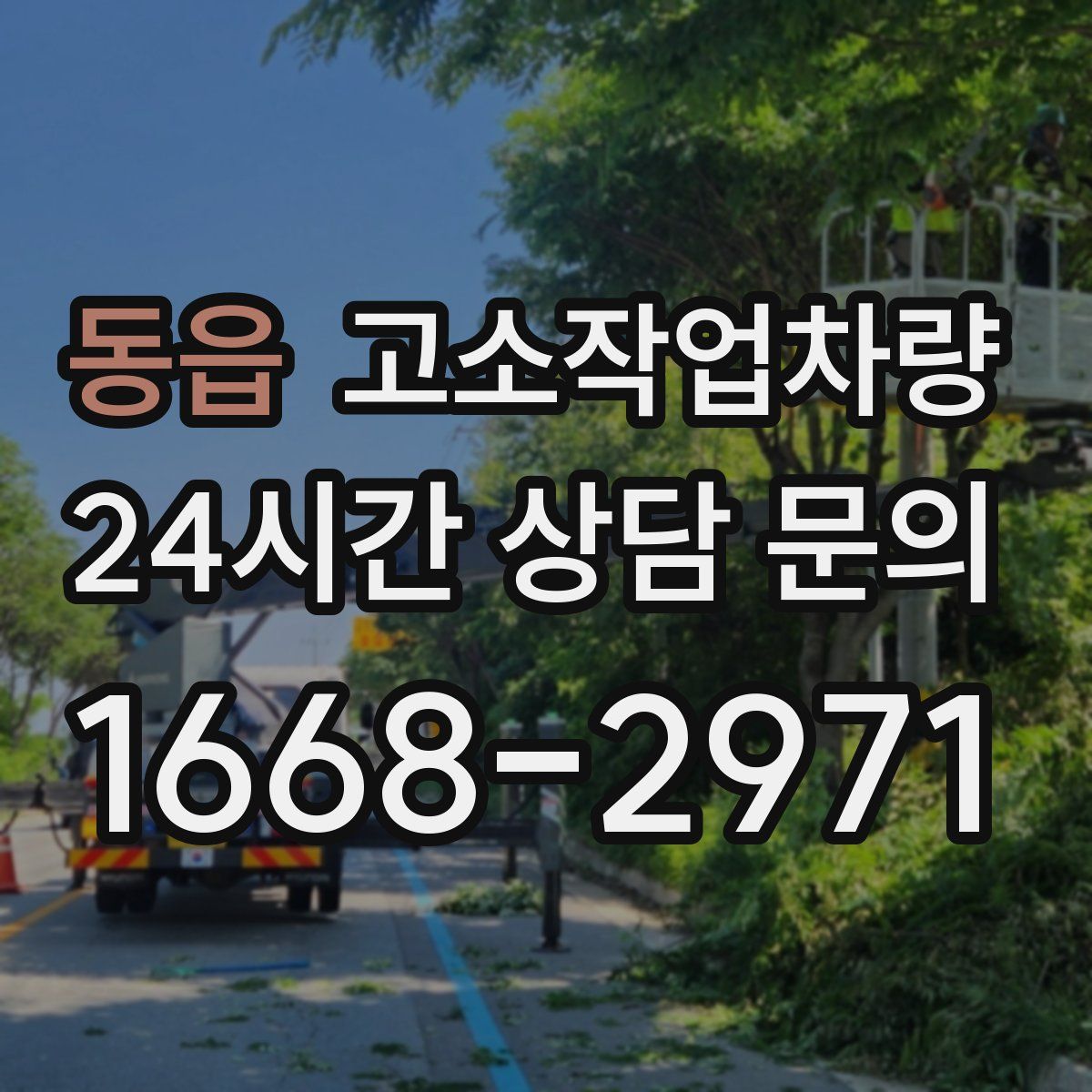 동읍 고소작업차량