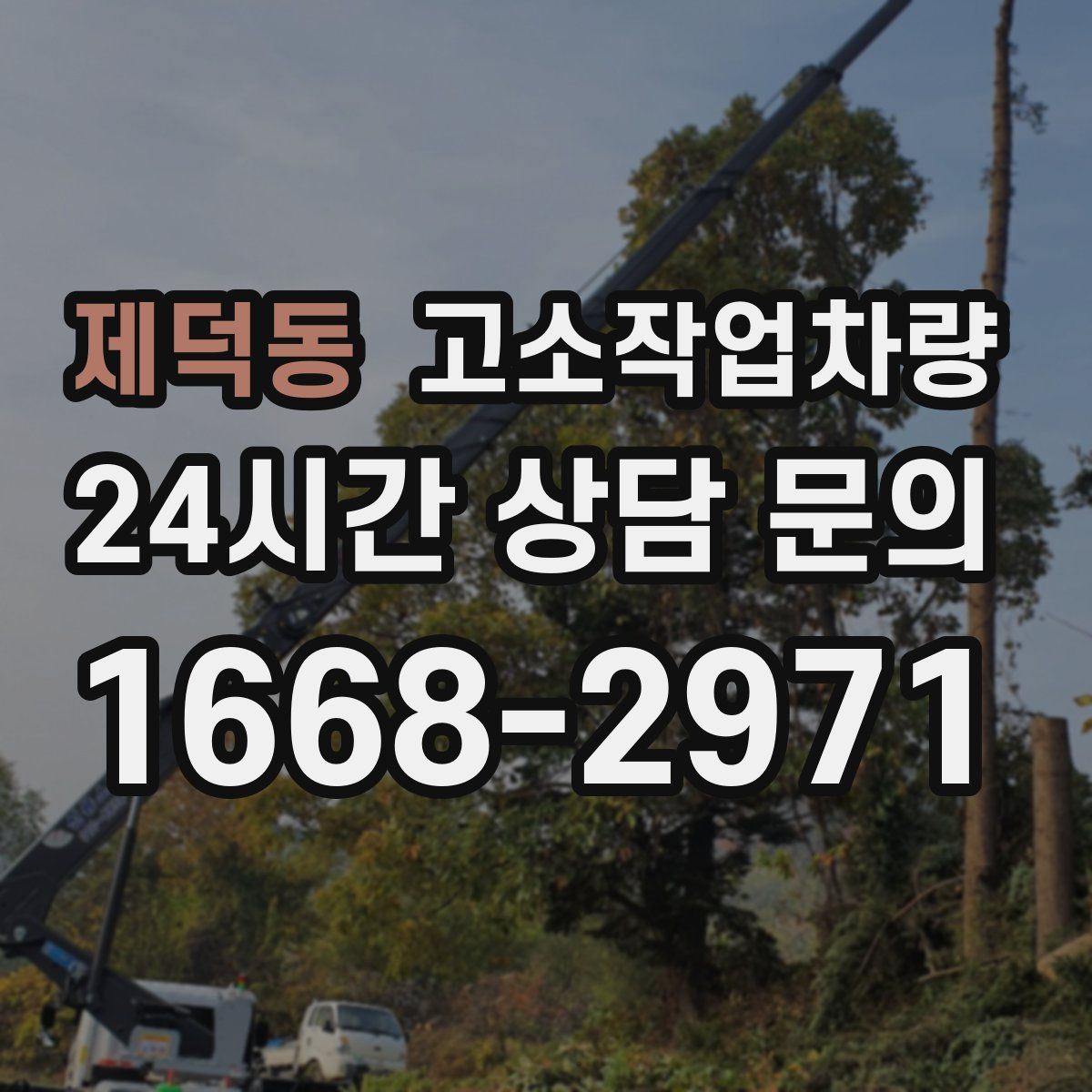 제덕동 고소작업차량
