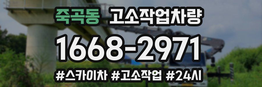 죽곡동 고소작업차량