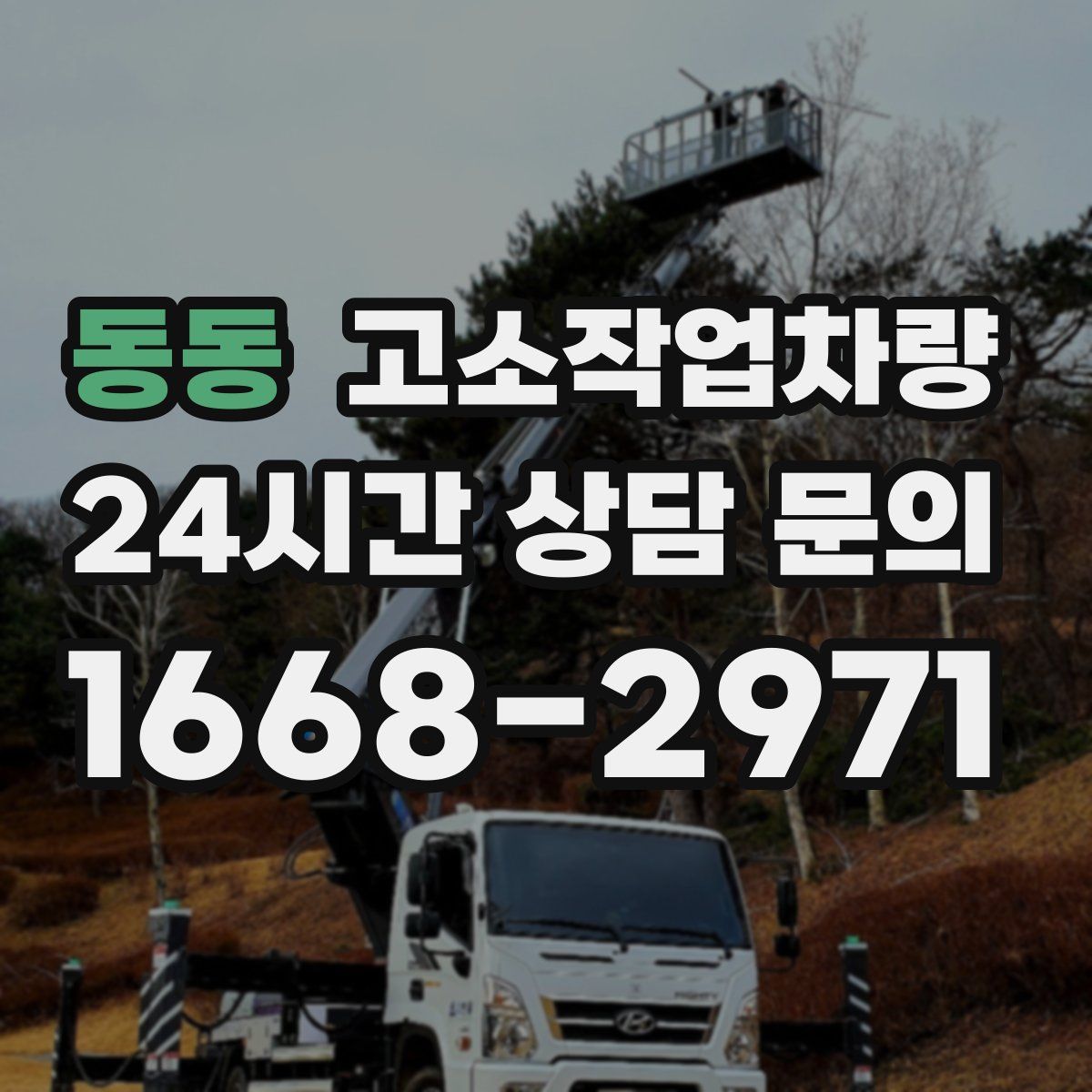 동동 고소작업차량