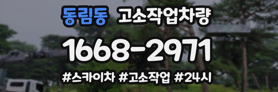 동림동 고소작업차량