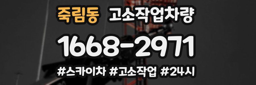 죽림동 고소작업차량