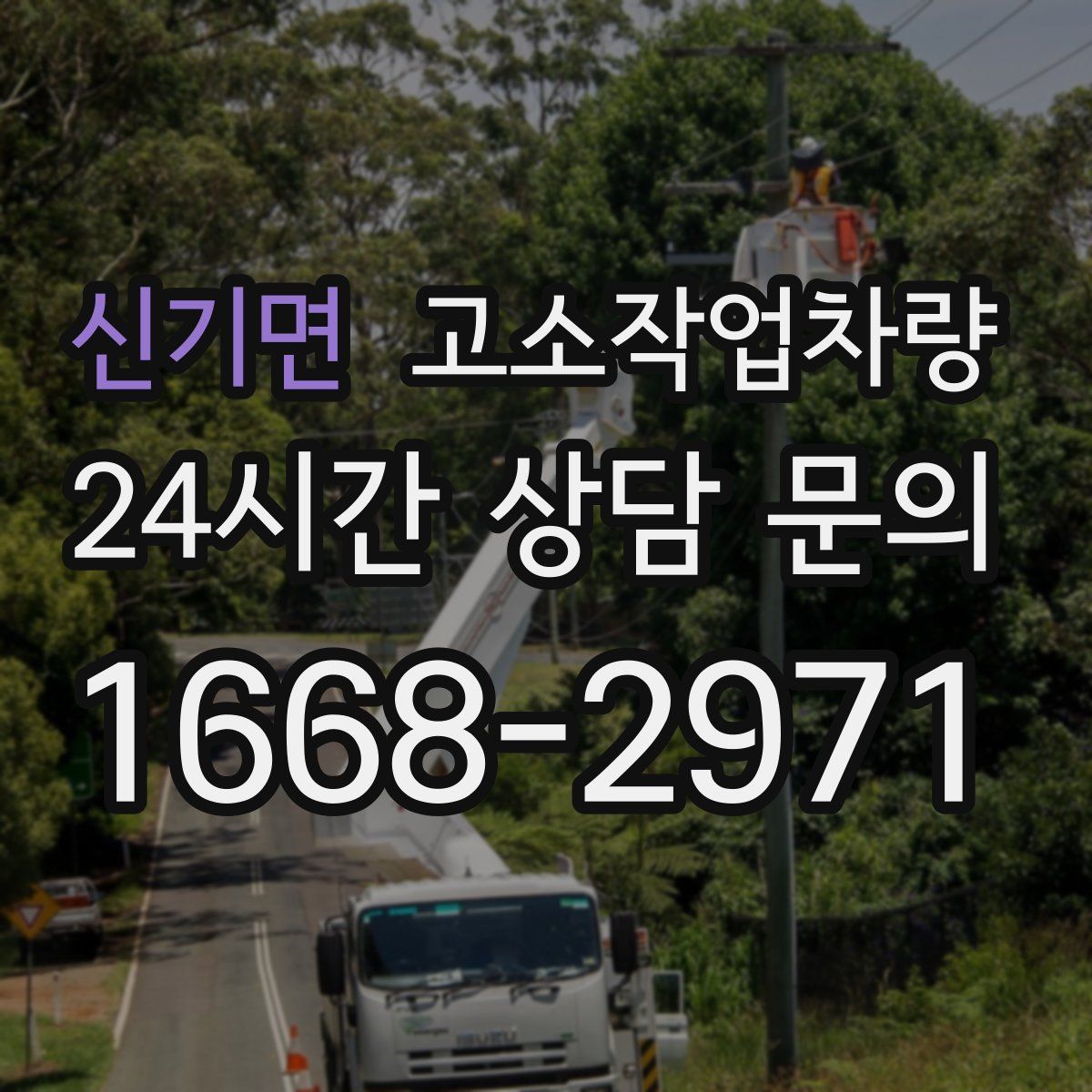 신기면 고소작업차량