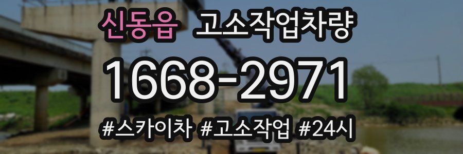 신동읍 고소작업차량