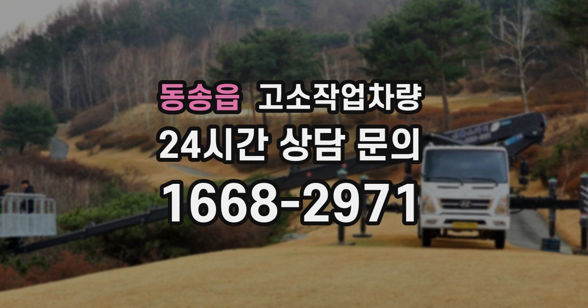 동송읍 고소작업차량