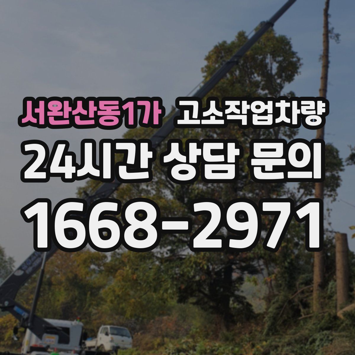 서완산동1가 고소작업차량