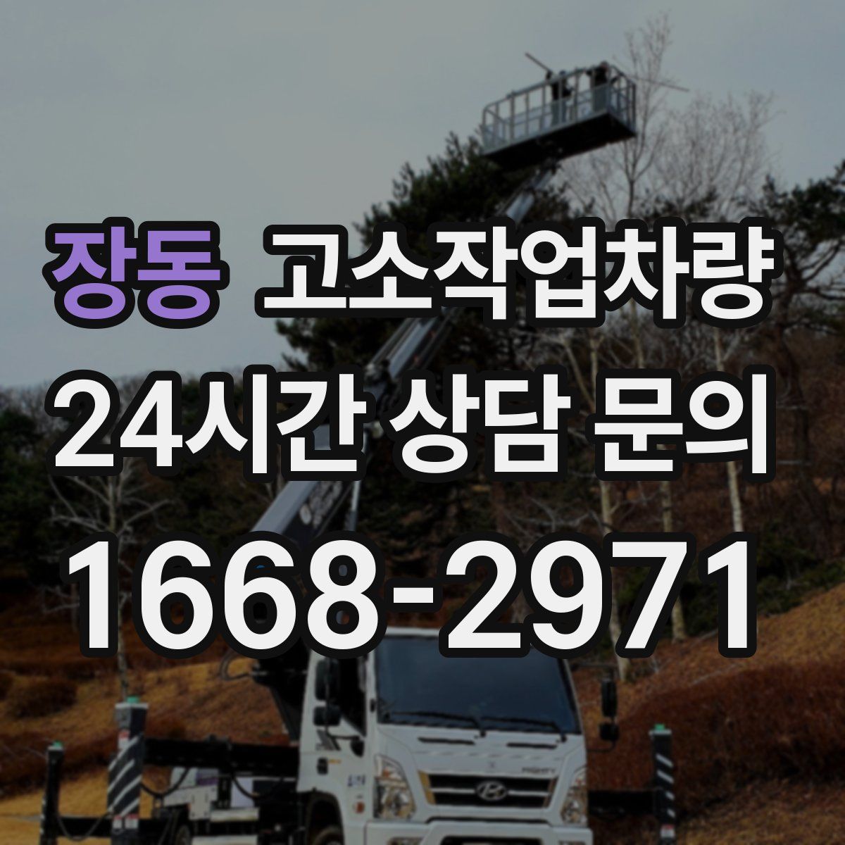장동 고소작업차량