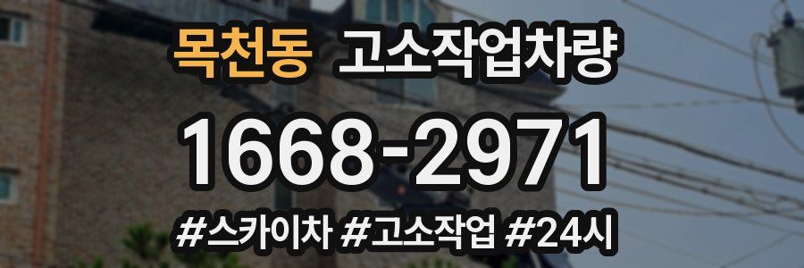 목천동 고소작업차량