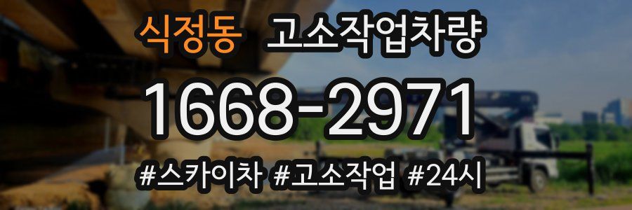 식정동 고소작업차량