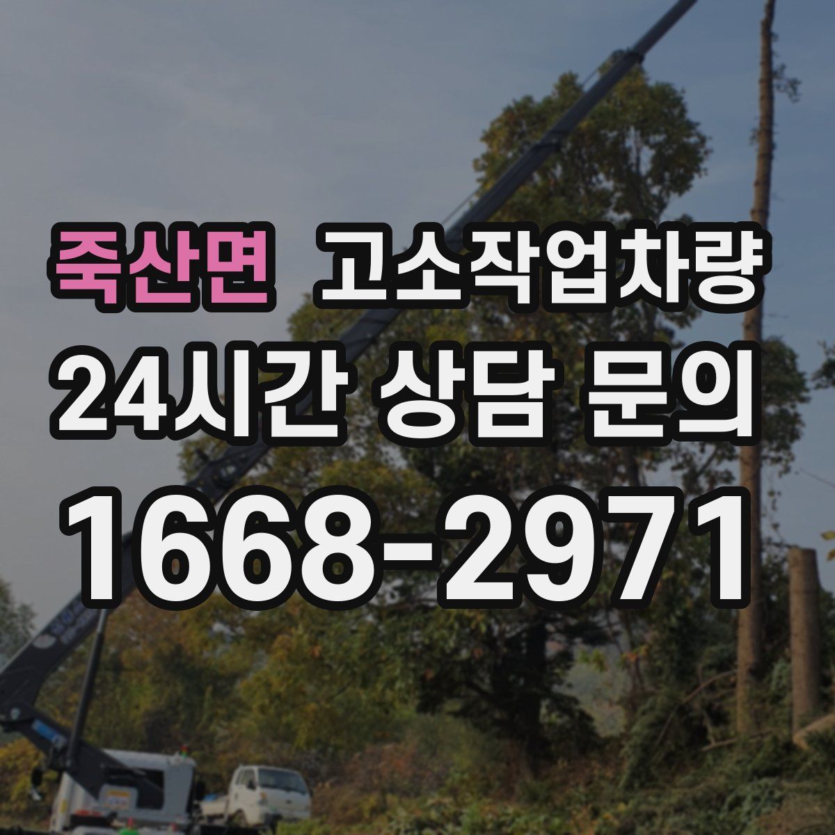 죽산면 고소작업차량