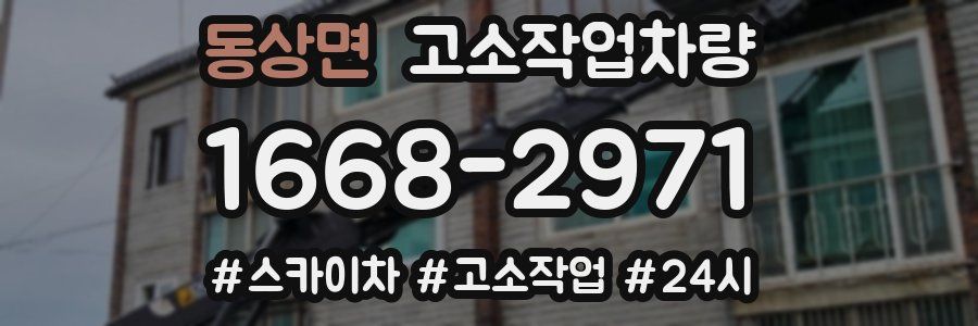 동상면 고소작업차량