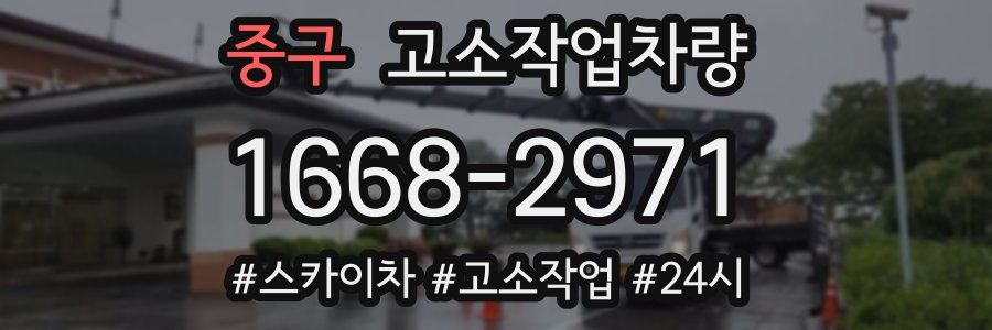 중구 고소작업차량
