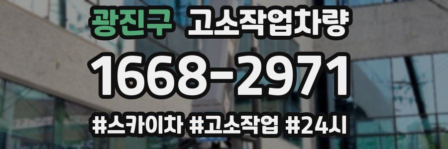 광진구 고소작업차량
