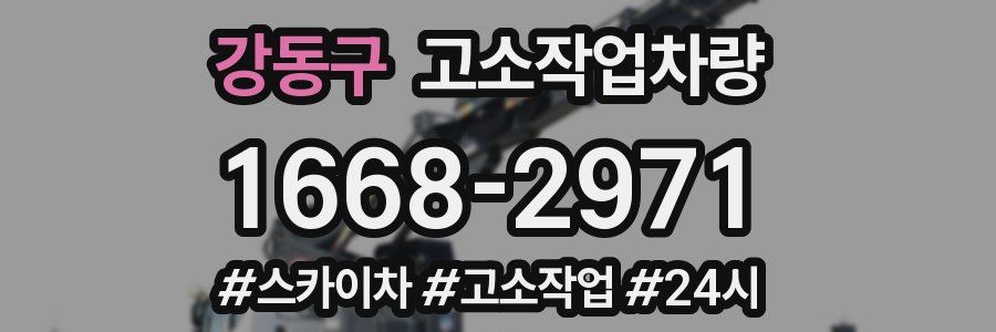 강동구 고소작업차량