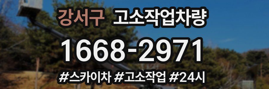 강서구 고소작업차량