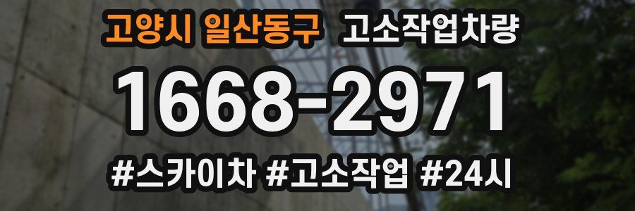 고양시 일산동구 고소작업차량