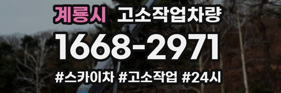 계룡시 고소작업차량
