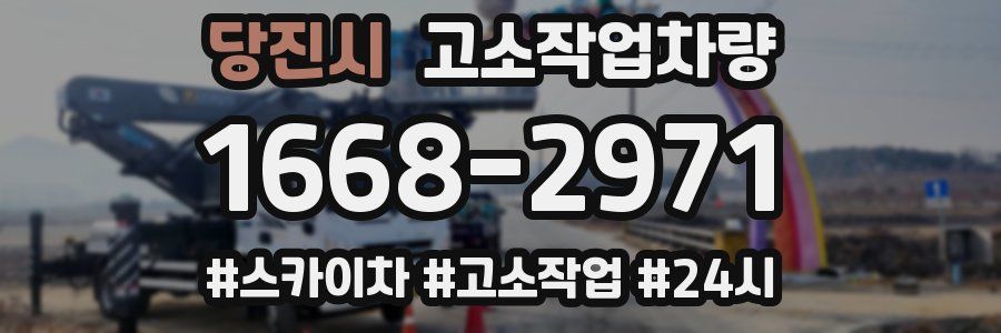 당진시 고소작업차량