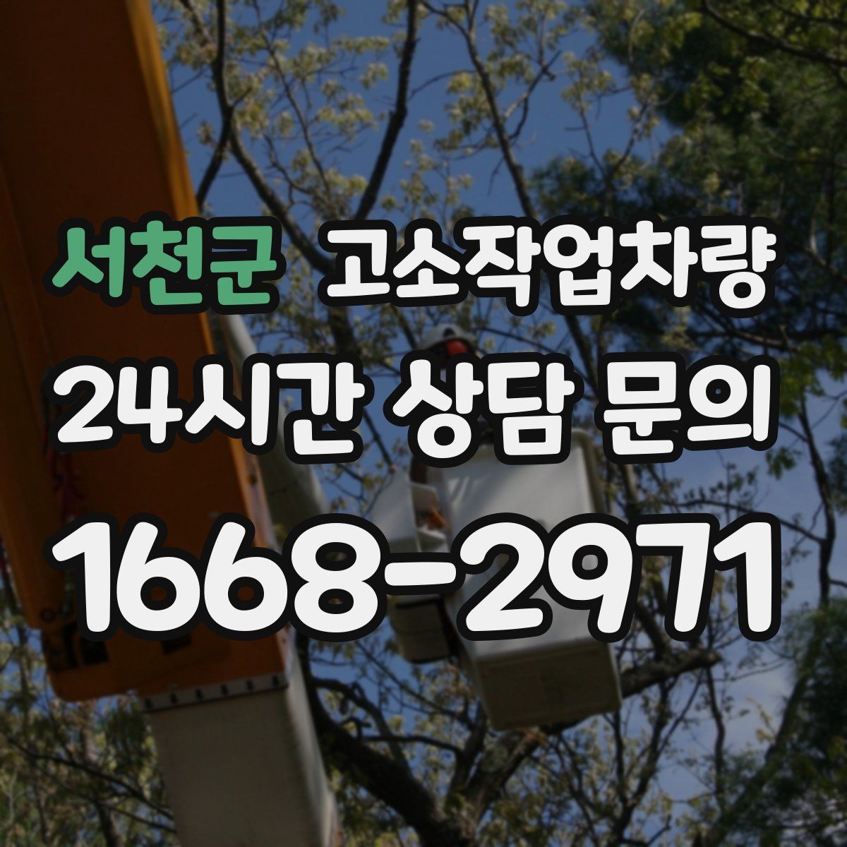 서천군 고소작업차량