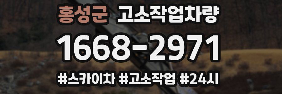 홍성군 고소작업차량