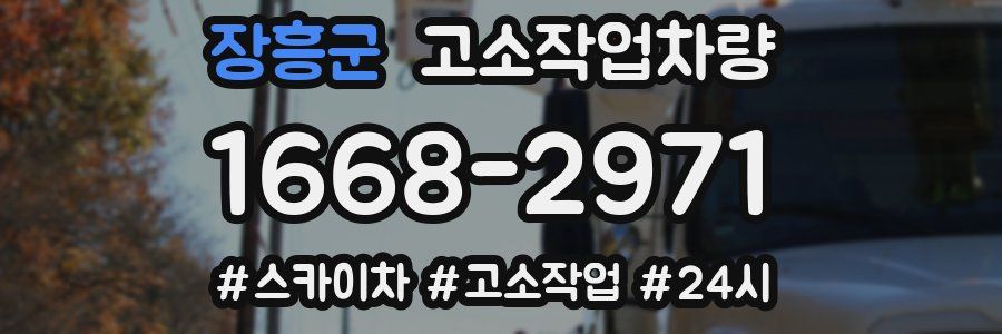 장흥군 고소작업차량